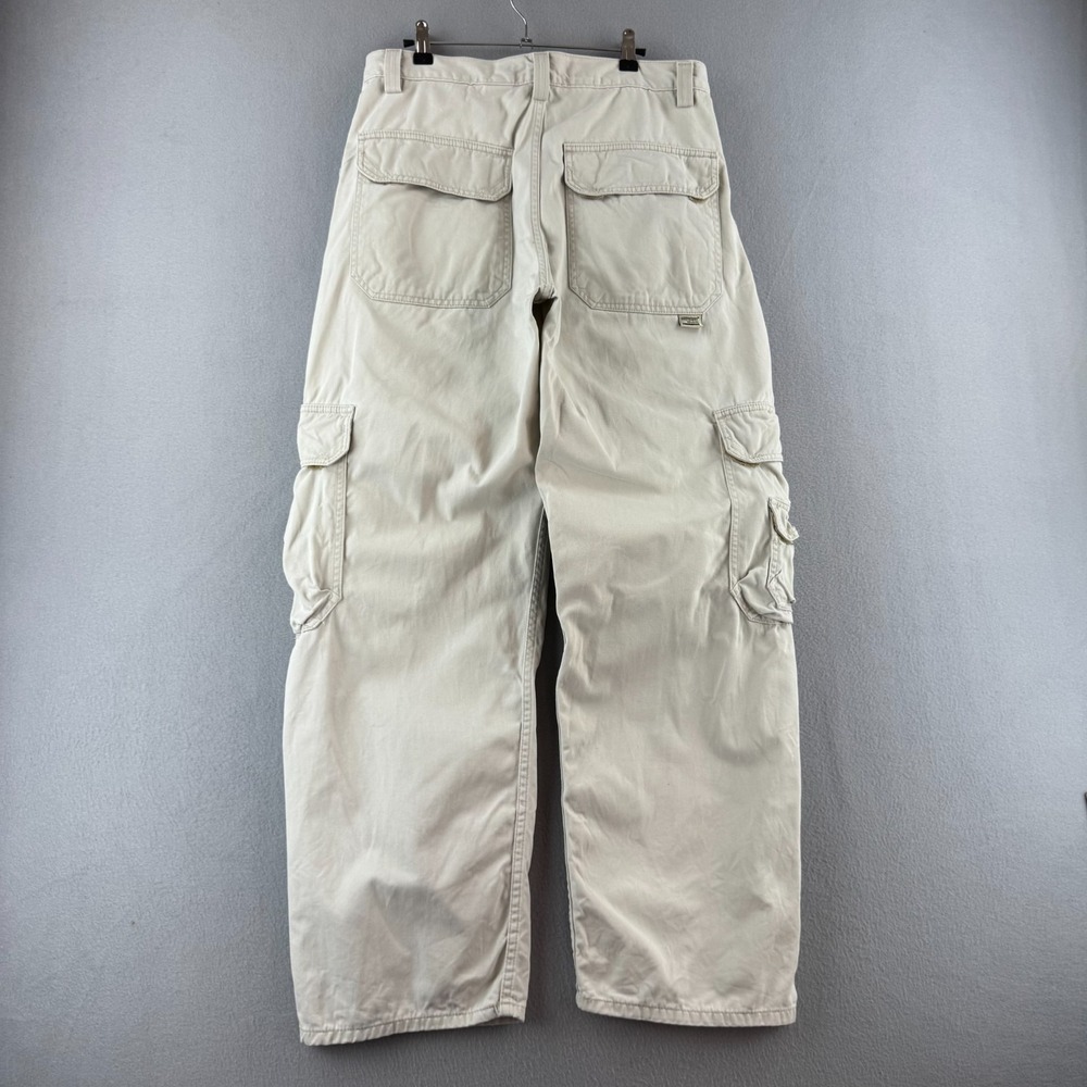 Vintage Levis Silvertab Pants Mens 33x32 (Fits 33x31) Baggy Beige Khaki Cargo
